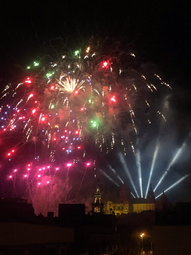 Vuurwerkshow - Stadsfeest La Mercè Barcelona