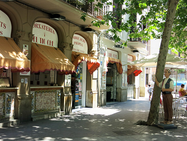 Rambla del Poblenou El Tio Che - Wandeltour El Poblenou