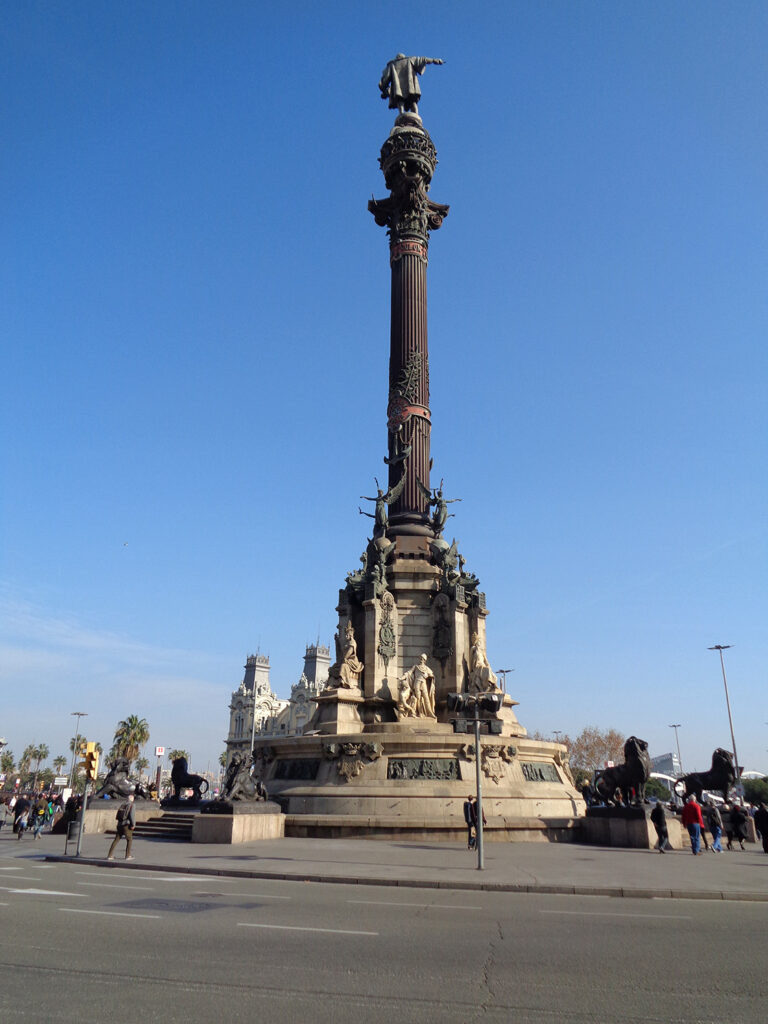 Columbus standbeeld in Barcelona bezoeken