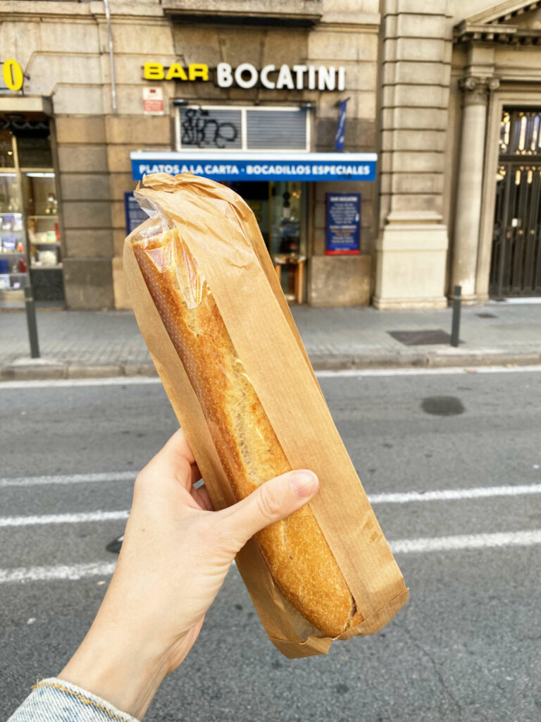 Bocadillo Bar Bocatini Barcelona